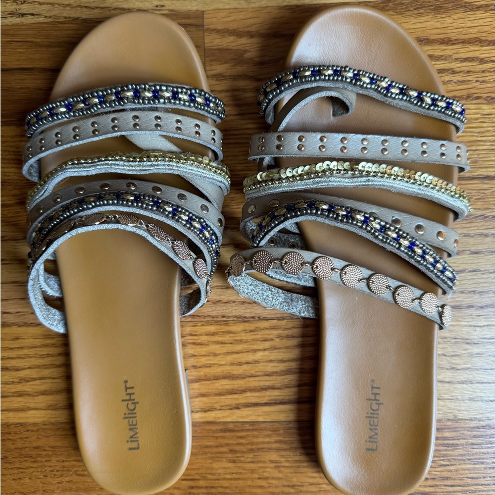 Embellished Sandal - Limelight - Size 8 - Very Nice!